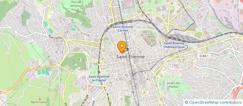 localisation de l'entreprise COACH IN THE CITY  SAINT-ETIENNE