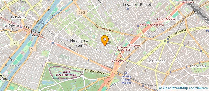 localisation de l'entreprise COACH IT à NEUILLY-SUR-SEINE