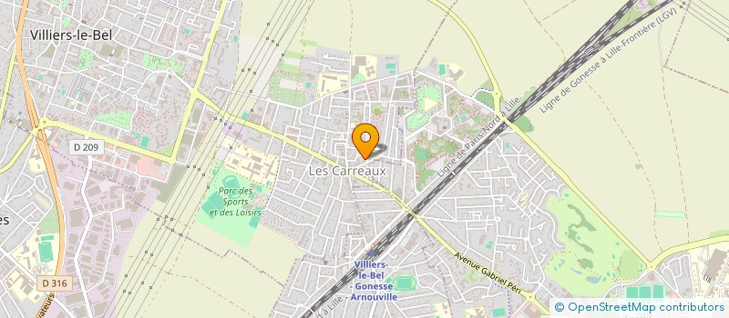 localisation de l'entreprise COACH LAHOUCE VTC à GONESSE