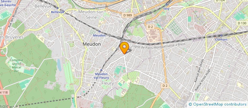localisation de l'entreprise COACH MAXFIT à MEUDON