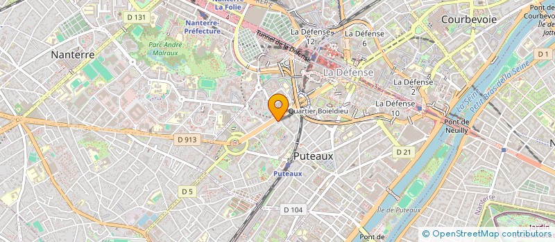 localisation de l'entreprise COACH'N CLUB  PUTEAUX