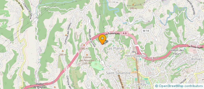 localisation de l'entreprise COACH ON WEB à NICE