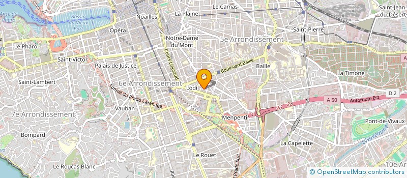 localisation de l'entreprise COACH PAZE à MARSEILLE