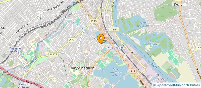 localisation de l'entreprise COACH RAMEUR à VIRY-CHATILLON
