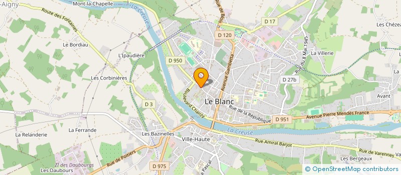 localisation de l'entreprise COACH SPORT EVENT'S  LE BLANC