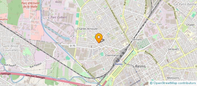 localisation de l'entreprise COACH - SPORTIF - REIMS  CAUREL