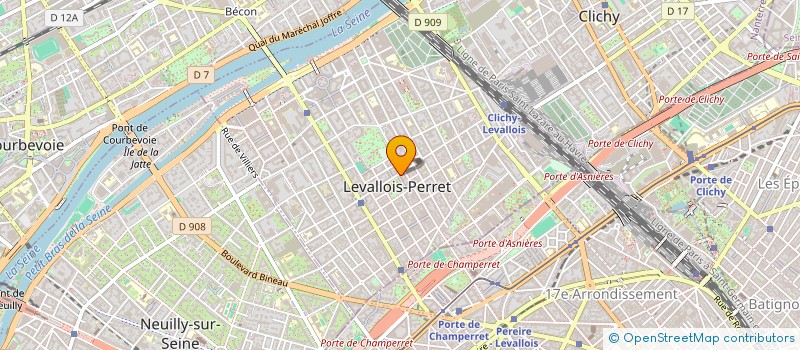 localisation de l'entreprise COACH TABAC à LEVALLOIS-PERRET