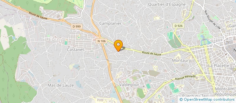 localisation de l'entreprise COACH TON ADO  NIMES