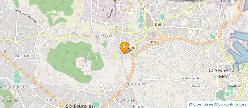 localisation de l'entreprise COACH & VOUS à LA SEYNE-SUR-MER