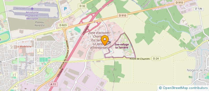 localisation de l'entreprise COACH & VOUS LA SALLE à CHARTRES
