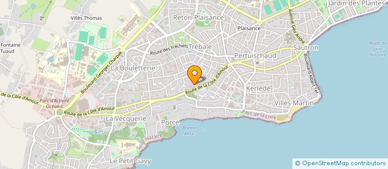 localisation de l'entreprise COACH4MX  LE POULIGUEN