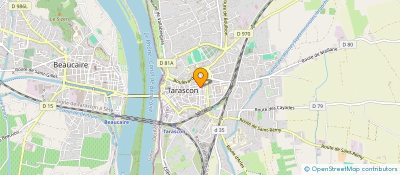 localisation de l'entreprise COACHBOX  TARASCON