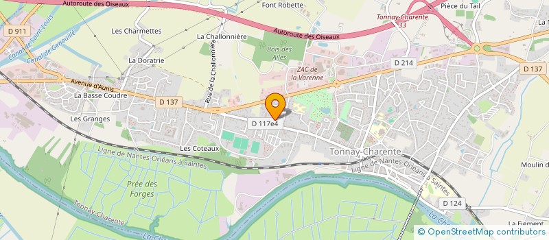 localisation de l'entreprise COACHC0 SOUNDS  TONNAY-CHARENTE