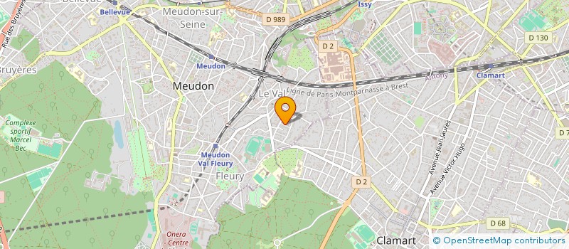 localisation de l'entreprise COACHCONSEIL@DISTANCE à MEUDON