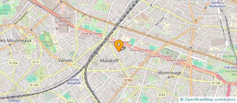 localisation de l'entreprise COACHIMMO PATRIMOINE  MALAKOFF