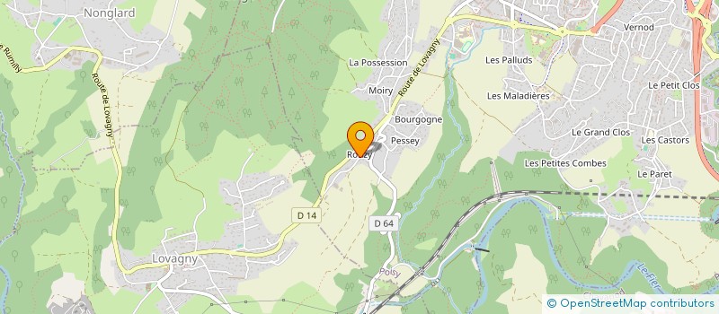 localisation de l'entreprise COACHING AND CO  POISY