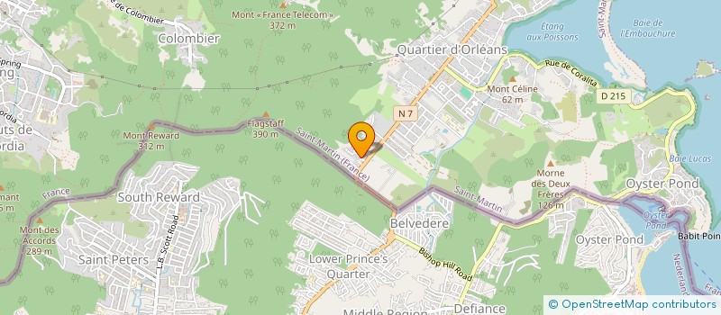 localisation de l'entreprise COACHING BENEVOLE  SAINT-MARTIN