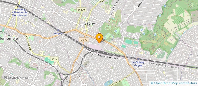 localisation de l'entreprise COACHING BUSINESS SERVICE à GAGNY