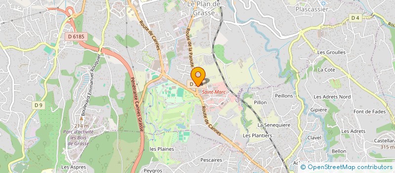 localisation de l'entreprise COACHING CENTER HOLDING  GRASSE