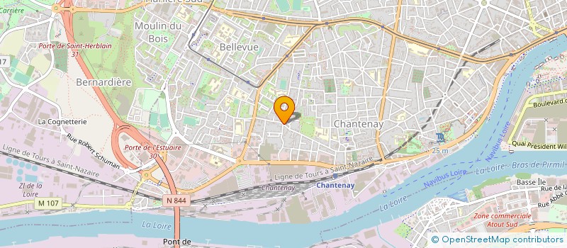 localisation de l'entreprise COACHING COLORS à NANTES