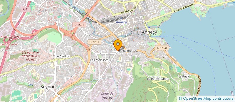 localisation de l'entreprise COACHING COMMERCIAL SERENITE à ANNECY