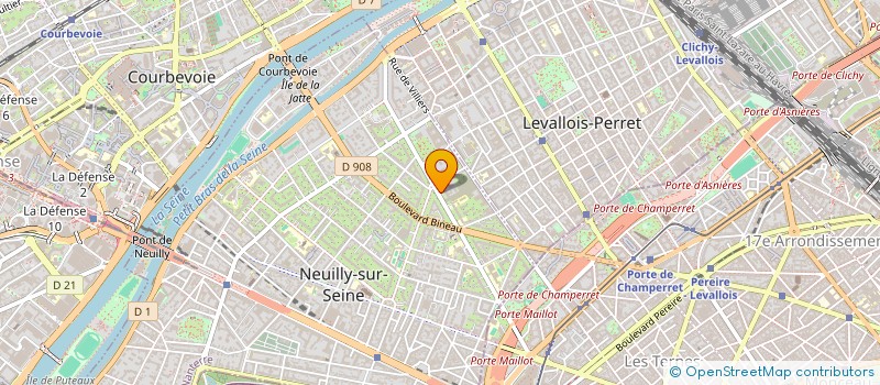 localisation de l'entreprise COACHING CONSCIENCE à NEUILLY-SUR-SEINE