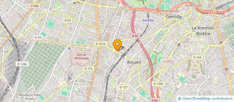 localisation de l'entreprise COACHING EMILIE DELETRE à ARCUEIL