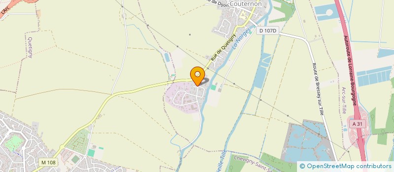 localisation de l'entreprise COACHING HOME 21  COUTERNON