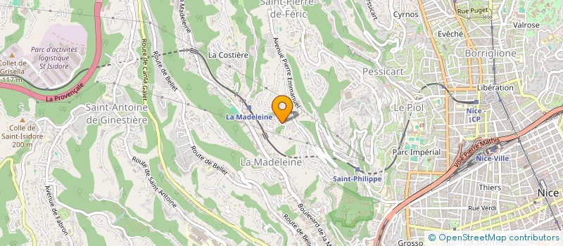 localisation de l'entreprise COACHING QUANTIQUE  NICE