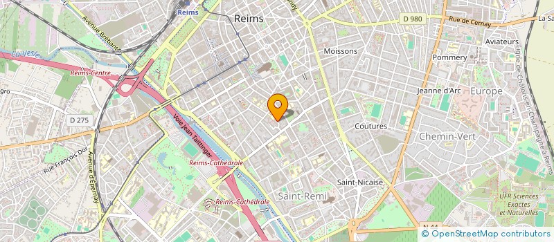 localisation de l'entreprise COACHING SANTE AUTONOMIE à REIMS