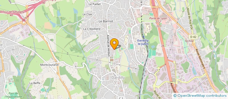 localisation de l'entreprise COACHING SOCIAL PATRIMOINE  DARDILLY