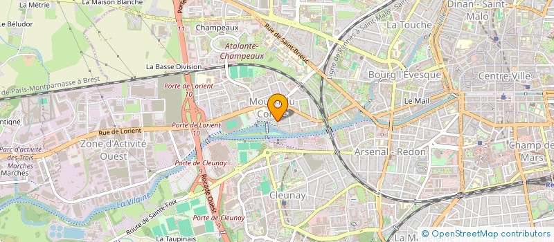 localisation de l'entreprise COACHING-TRIATHLON.FR  RENNES