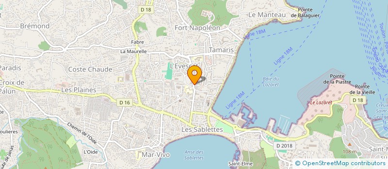 localisation de l'entreprise COACHMATT à LA SEYNE-SUR-MER