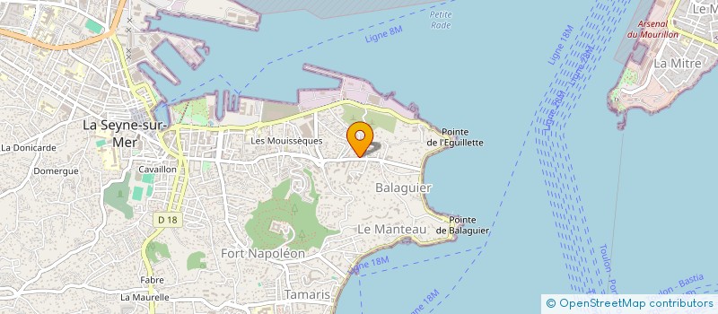 localisation de l'entreprise COACHOPALE à LA SEYNE-SUR-MER