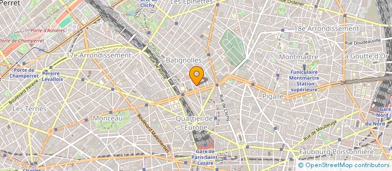 localisation de l'entreprise COACHOTEL à CLICHY