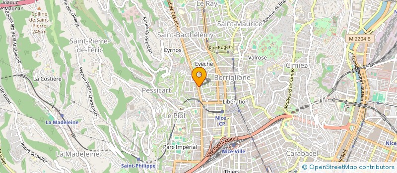 localisation de l'entreprise COACHPERFECTIONSTUDIO à NICE
