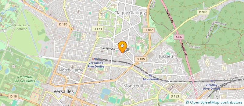 localisation de l'entreprise COACHS-CERTIFIES.FR à VERSAILLES