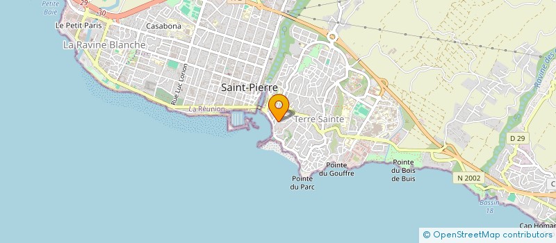 localisation de l'entreprise COACOA à SAINT-PIERRE