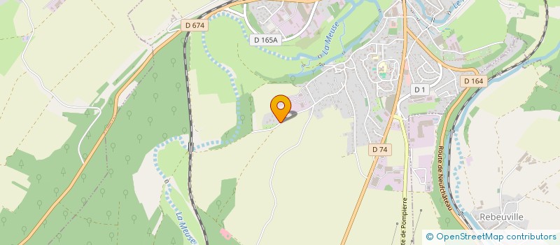 localisation de l'entreprise COAD  NEUFCHATEAU