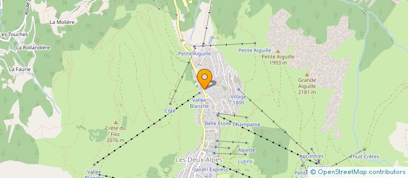 localisation de l'entreprise COADALEN / BELTZUNG à LES DEUX ALPES