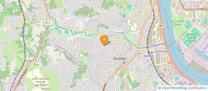 localisation de l'entreprise COADVISORY SAS  OULLINS-PIERRE-BENITE