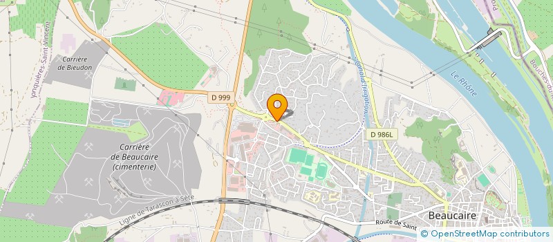 localisation de l'entreprise COAF  BEAUCAIRE