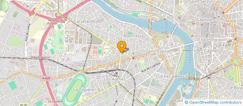 localisation de l'entreprise COAGITONS à TOULOUSE