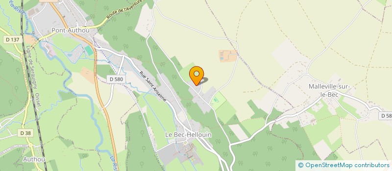 localisation de l'entreprise COAL  LE BEC-HELLOUIN