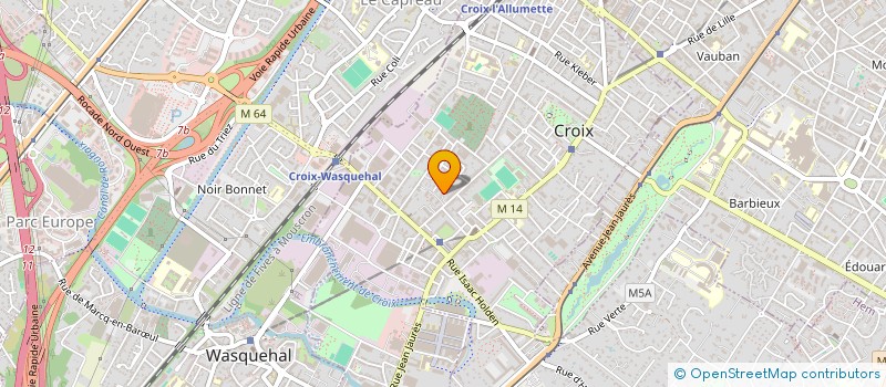 localisation de l'entreprise COALAM à CROIX