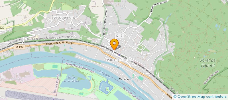 localisation de l'entreprise COALEN  VAUX-SUR-SEINE