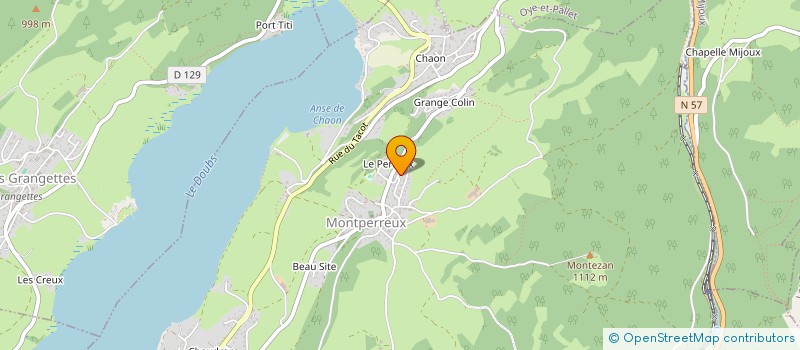 localisation de l'entreprise COALESCENCE-CONSEILS  MONTPERREUX