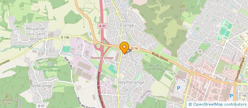 localisation de l'entreprise COALGA à THIONVILLE