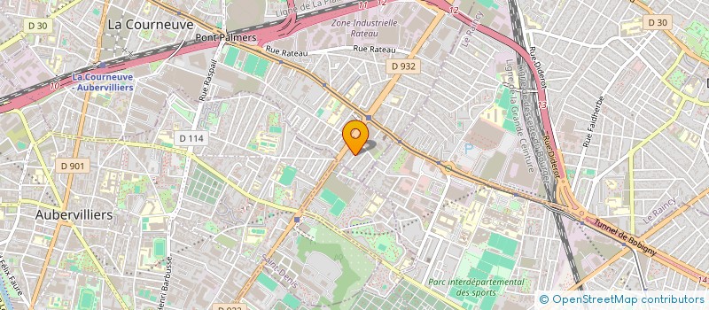 localisation de l'entreprise COALITION DES COMMUNAUTES HUMANITAIRES POUR L'ENCADREMENT SOCIAL ECONOMIQUE DE TOUS à LA COURNEUVE