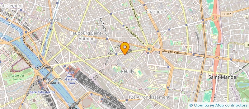 localisation de l'entreprise COALLIA à PARIS 12